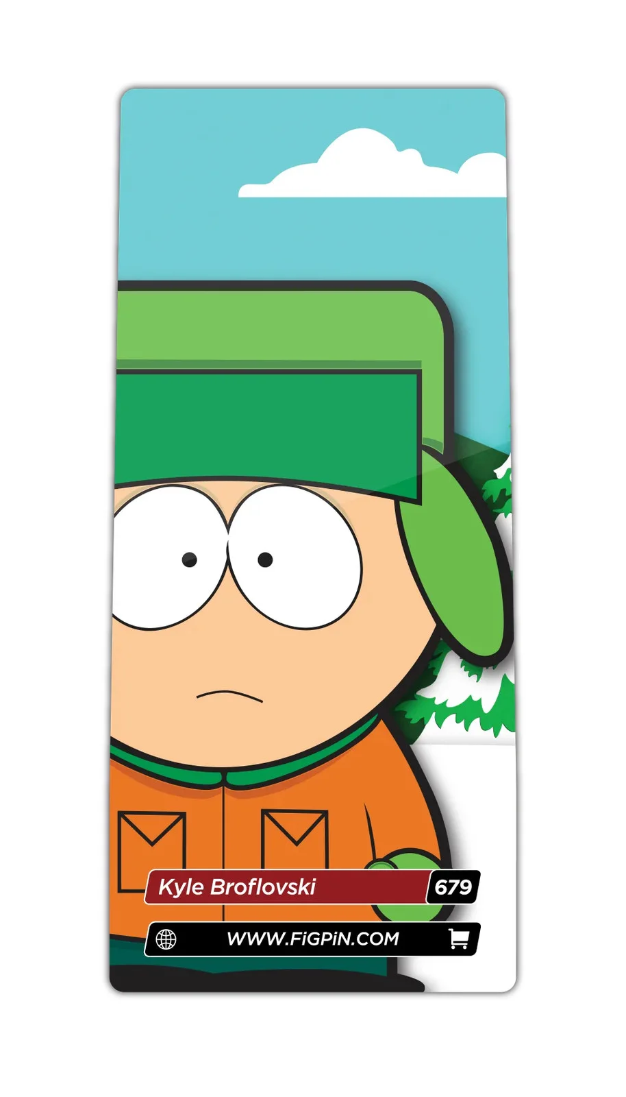 FiGPiN Kyle Broflovski (0679) South Park 3-Inch Enamel Pin, image 2