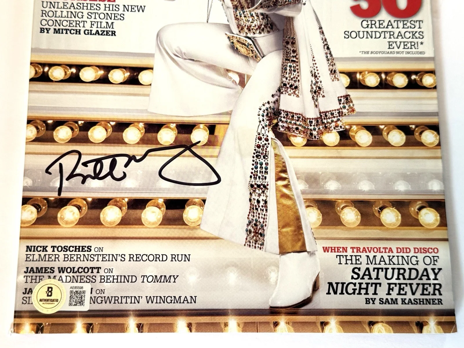 Bill Murray signed Magazine as Elvis Presley beckett loa movie star, изображение 5