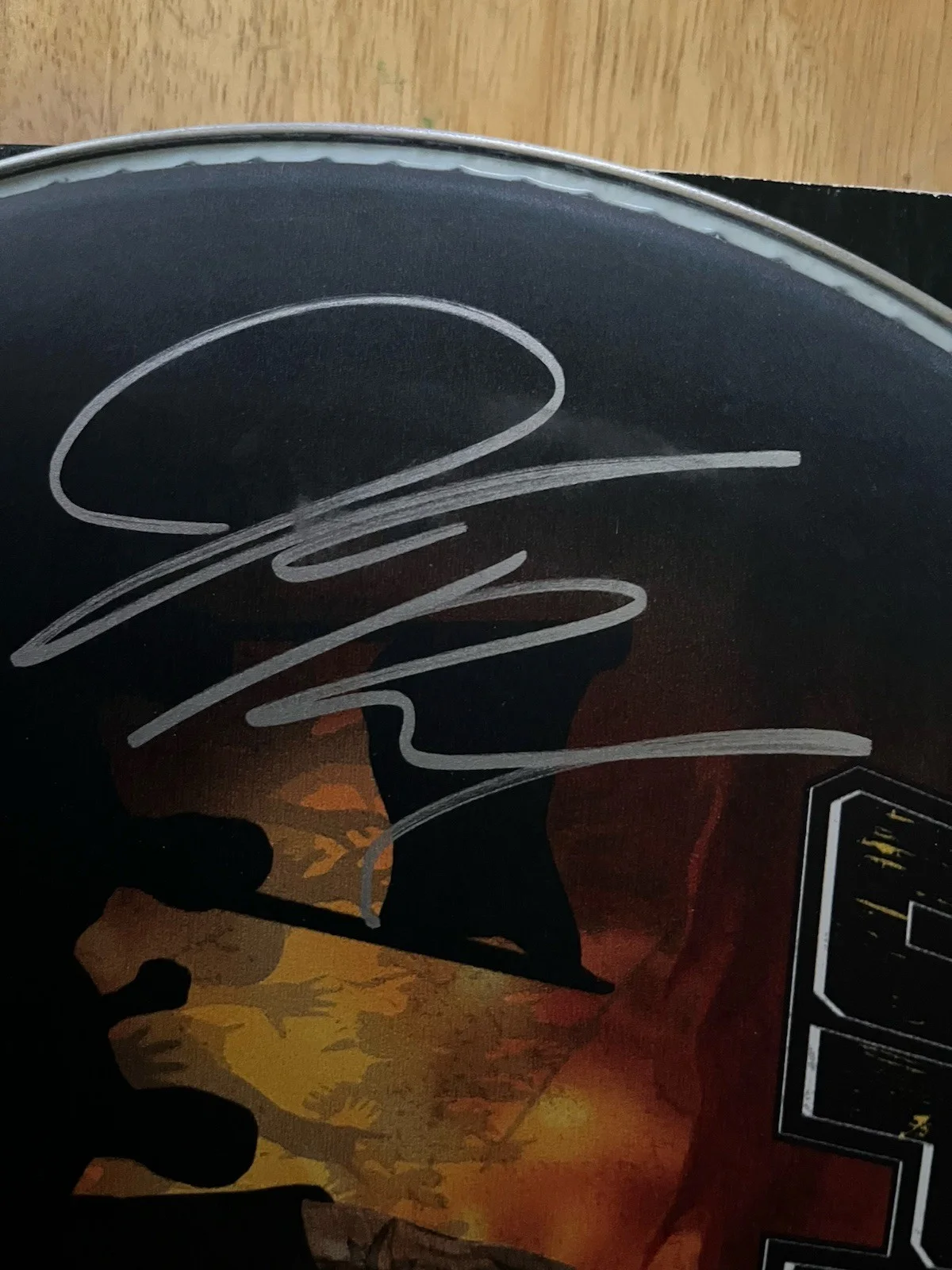 Stone Sour Signed Uproar Festival Drumhead, image 3