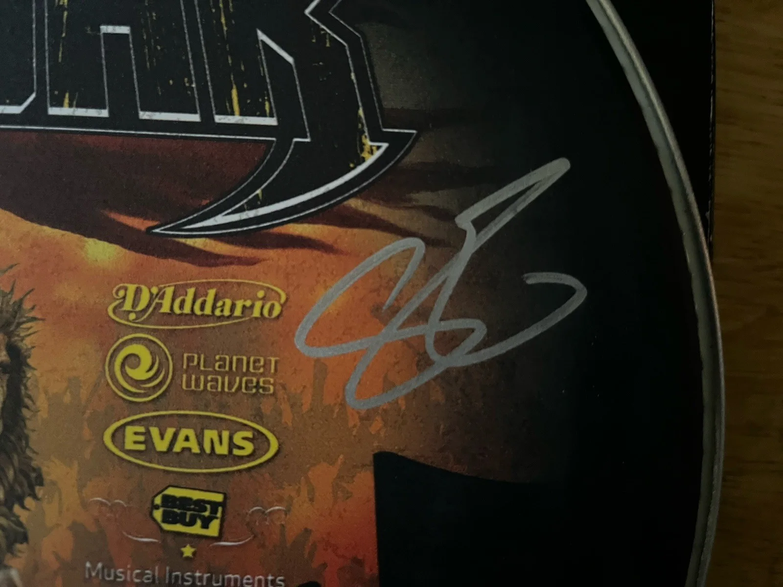 Stone Sour Signed Uproar Festival Drumhead, image 5