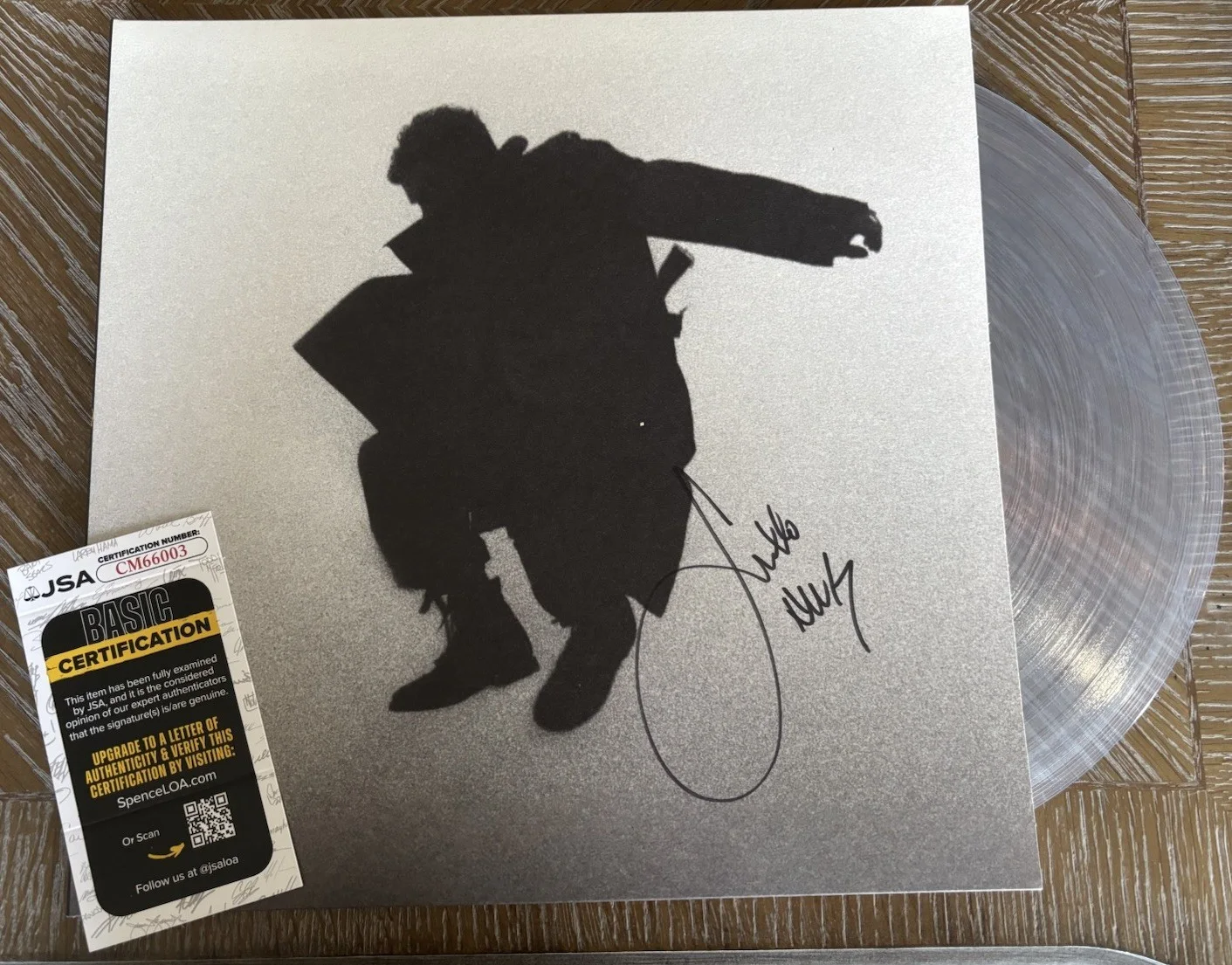 DEL WATER GAP CHASING THE CHIMERA SIGNED VINYL LP RECORD JSA COA autograph, image 2