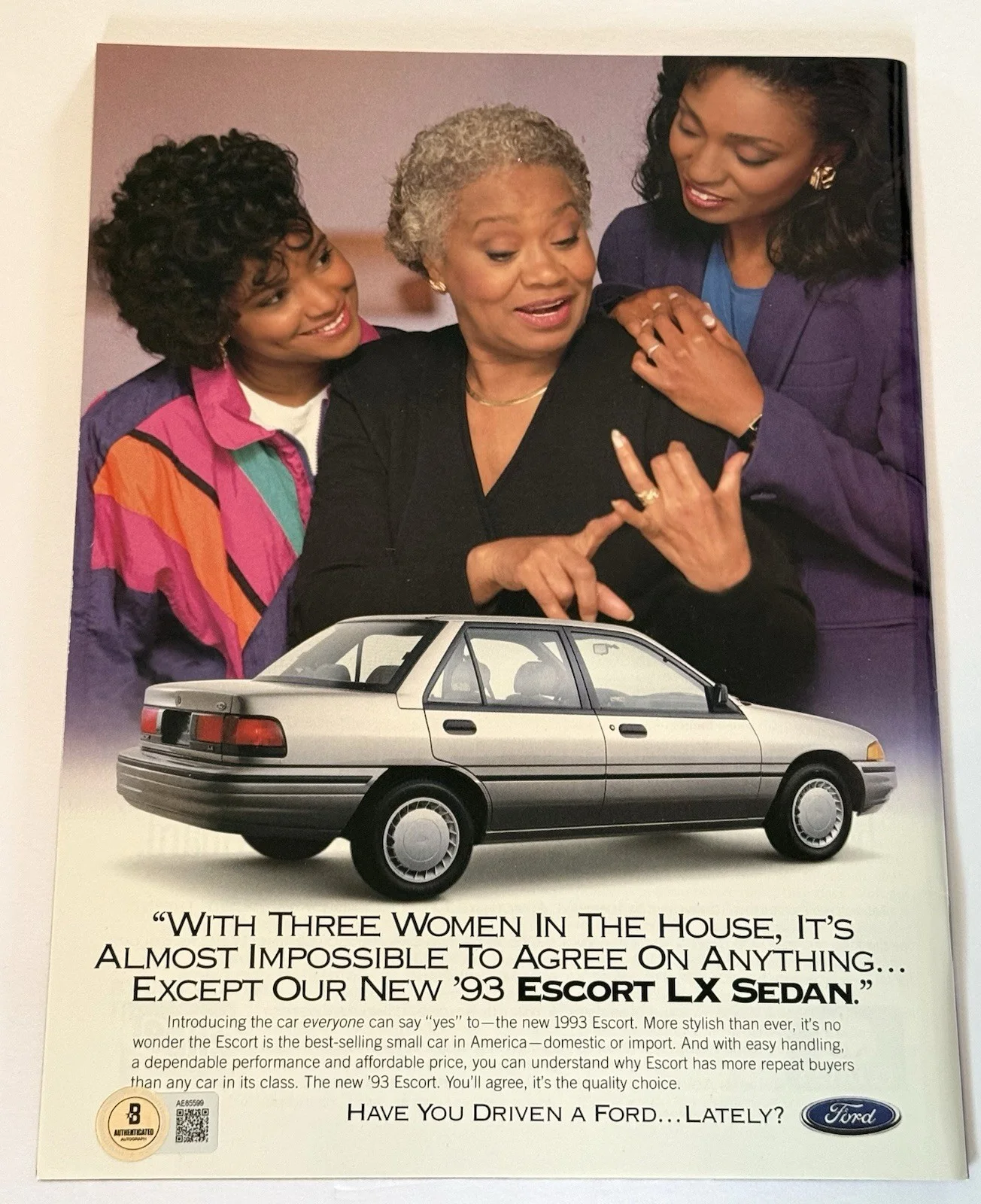 Tina Turner signed Magazine Essence beckett coa, изображение 5