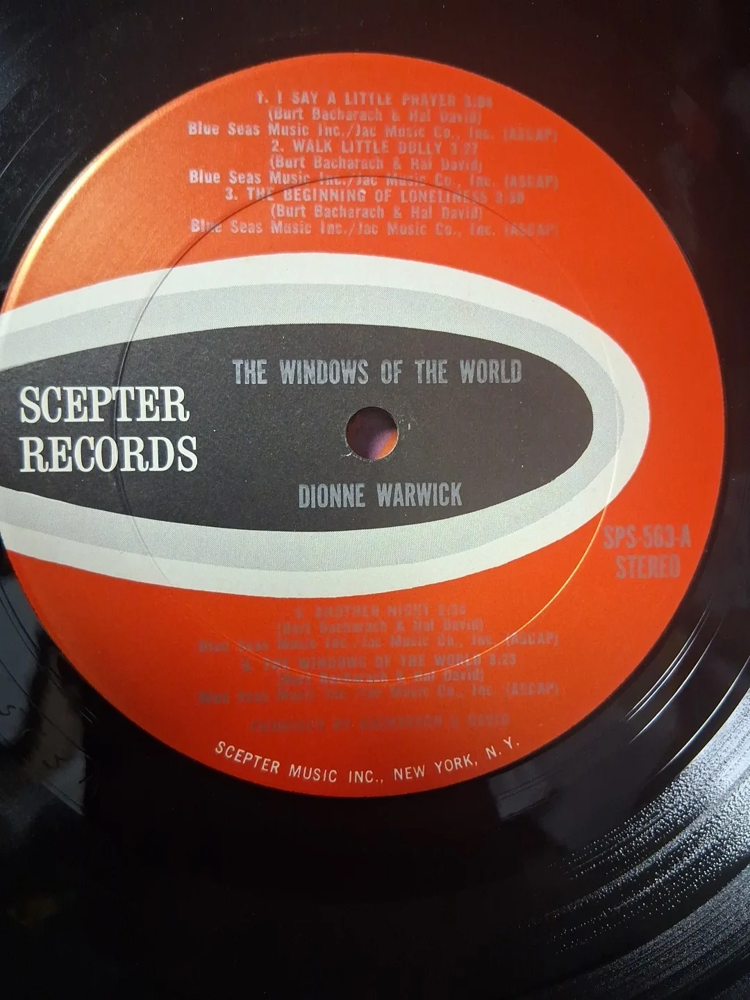 Dionne Warwick The Windows Of the World I Say A Little Prayer Album Cover G-vg, изображение 5