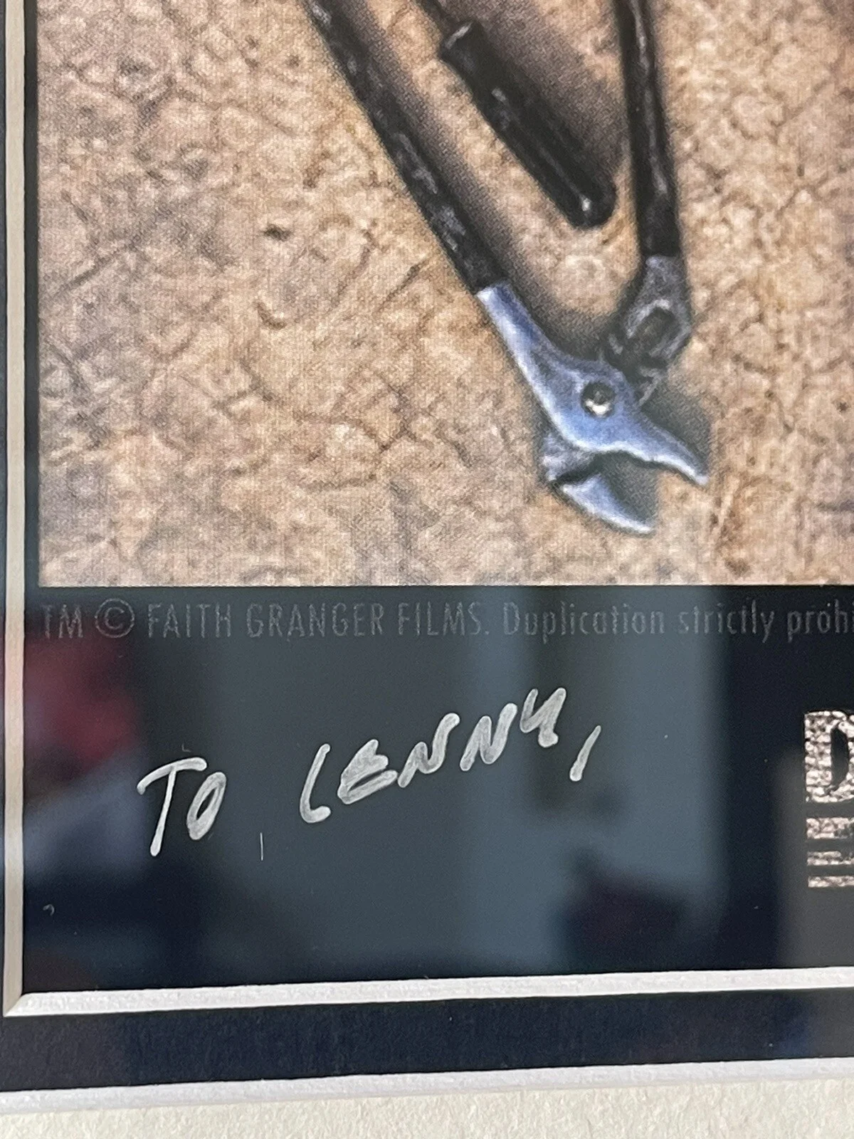 Deuce Of Spades Framed Autograph Signed Faith Granger Picture, image 5