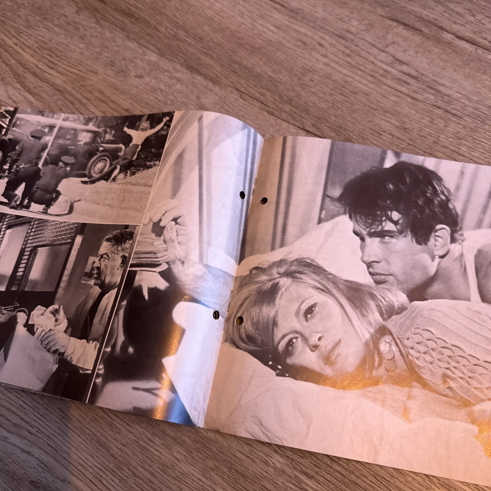 Rare German BONNIE AND CLYDE Cinema Programme Warren Beatty Faye Dunaway 1967, изображение 3