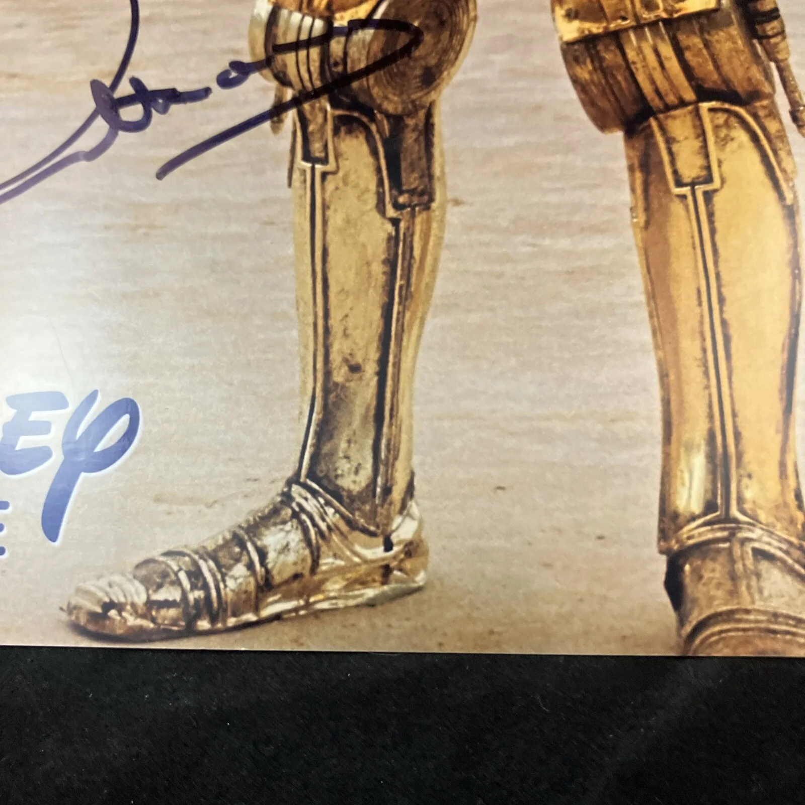Anthony Daniels — Anthony Daniels personal collection hand signed poster Disney Store exclusive!.., image 3