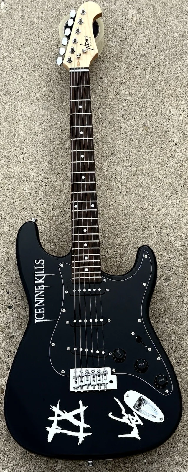 ICE NINE KILLS SIGNED Guitar JSA AUTHENTICATION LETTER Spencer Charnas, image 2
