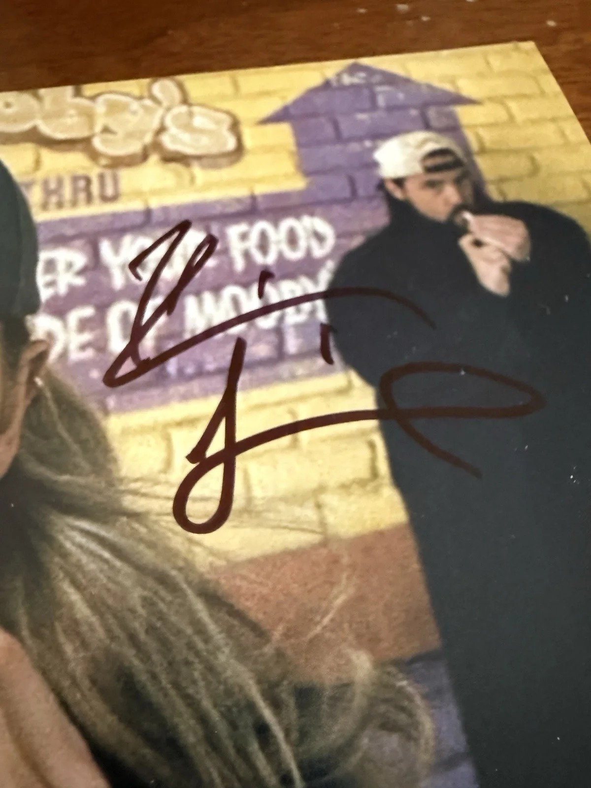 Kevin Smith — Kevin Smith Autograph Photo Jason Mewes Signed 8x10 Photo Jay and Silent, изображение 3