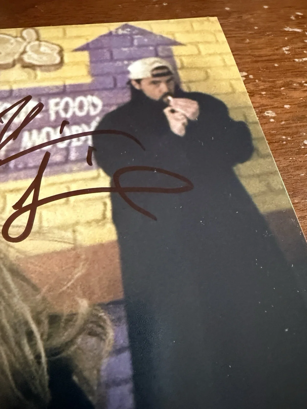 Kevin Smith — Kevin Smith Autograph Photo Jason Mewes Signed 8x10 Photo Jay and Silent, изображение 4