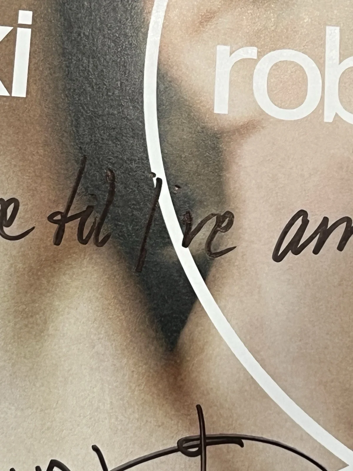 Robyn Sexistential Signed Vinyl Black LP Personally Signed Lyric, изображение 4