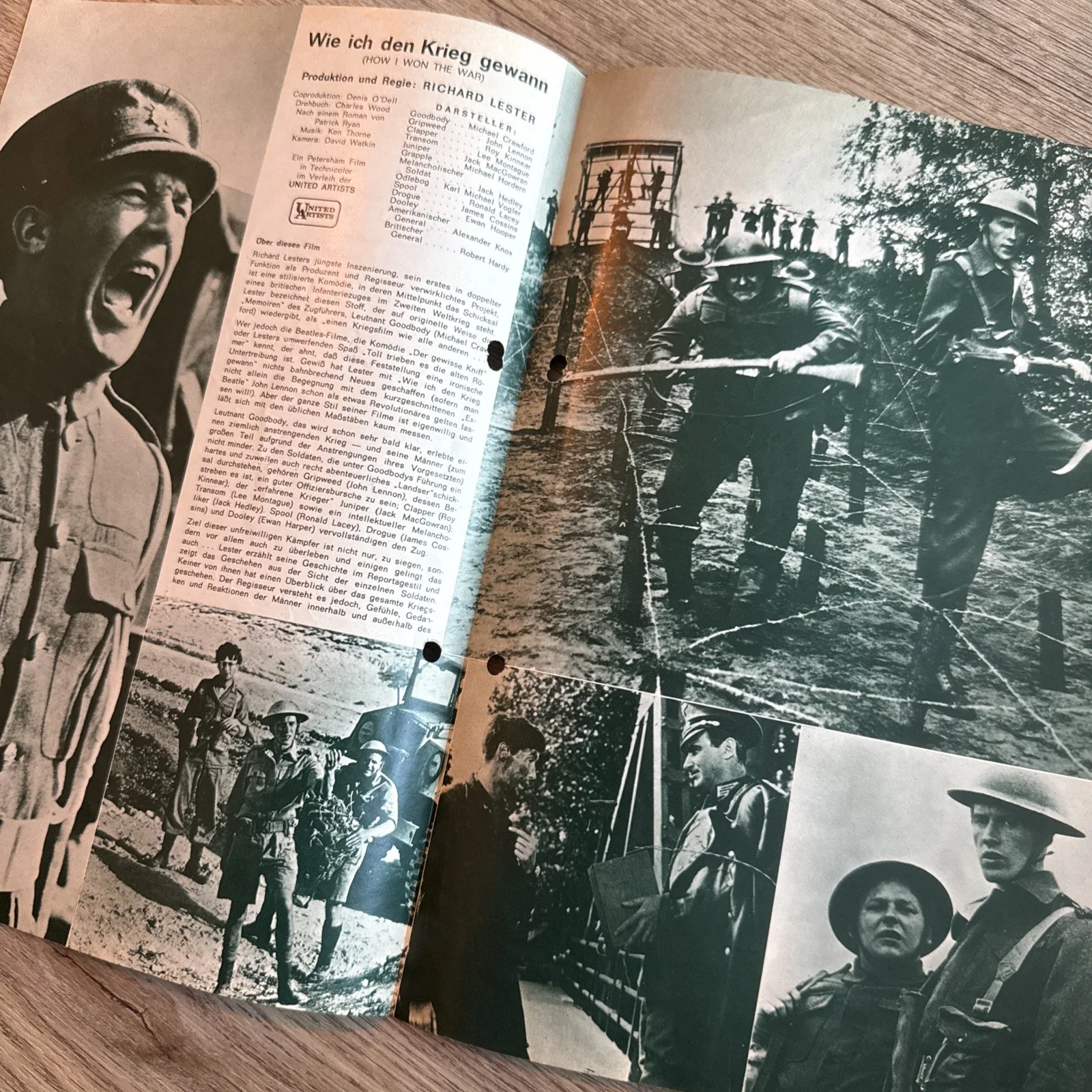 Rare How I Won The War German Cinema Programme John Lennon Michael Crawford 1967, изображение 2