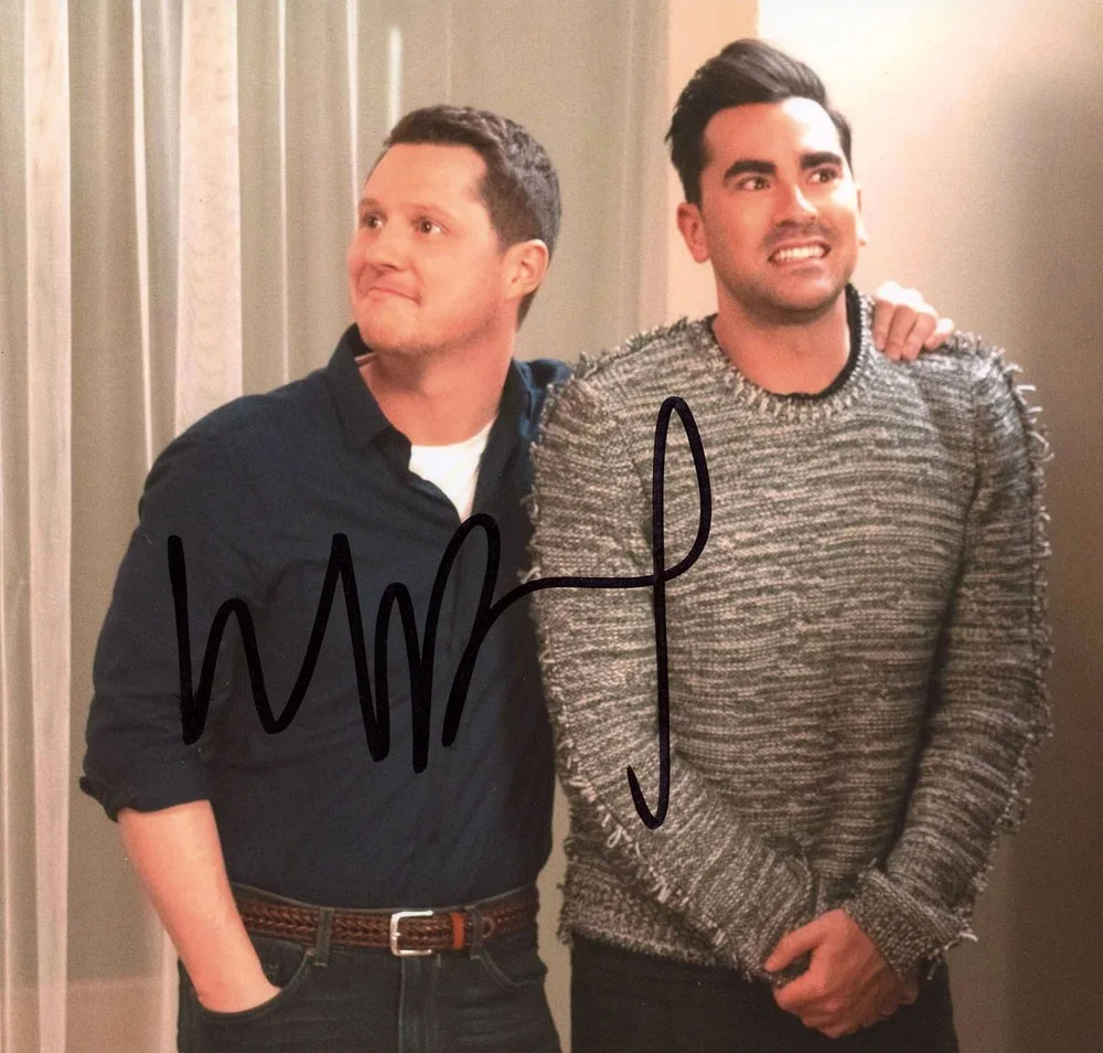Noah Reid — Noah Reid signed "SCHITT'S CREEK" 8x10 Photo EX PROOF c Patrick & David ACOA COA, изображение 5