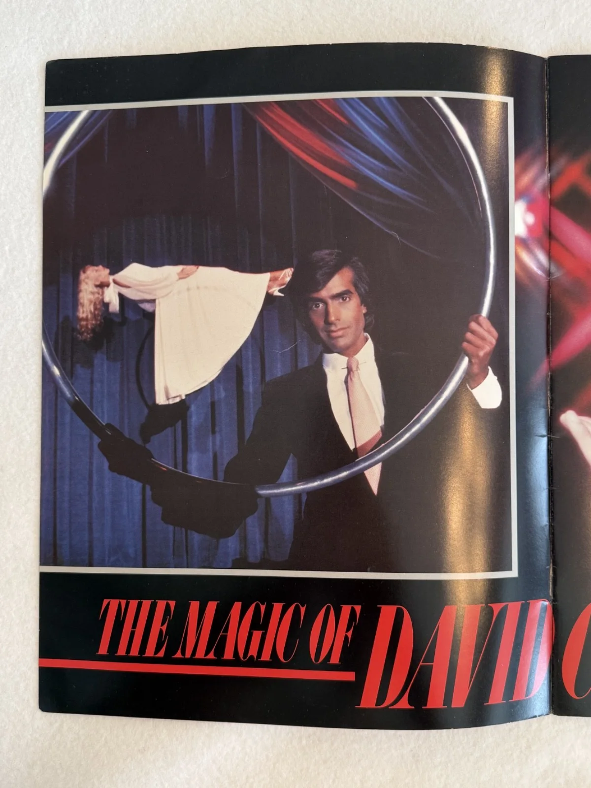 David Copperfield — Vintage 1984 David Copperfield Autographed Signed Program, image 3