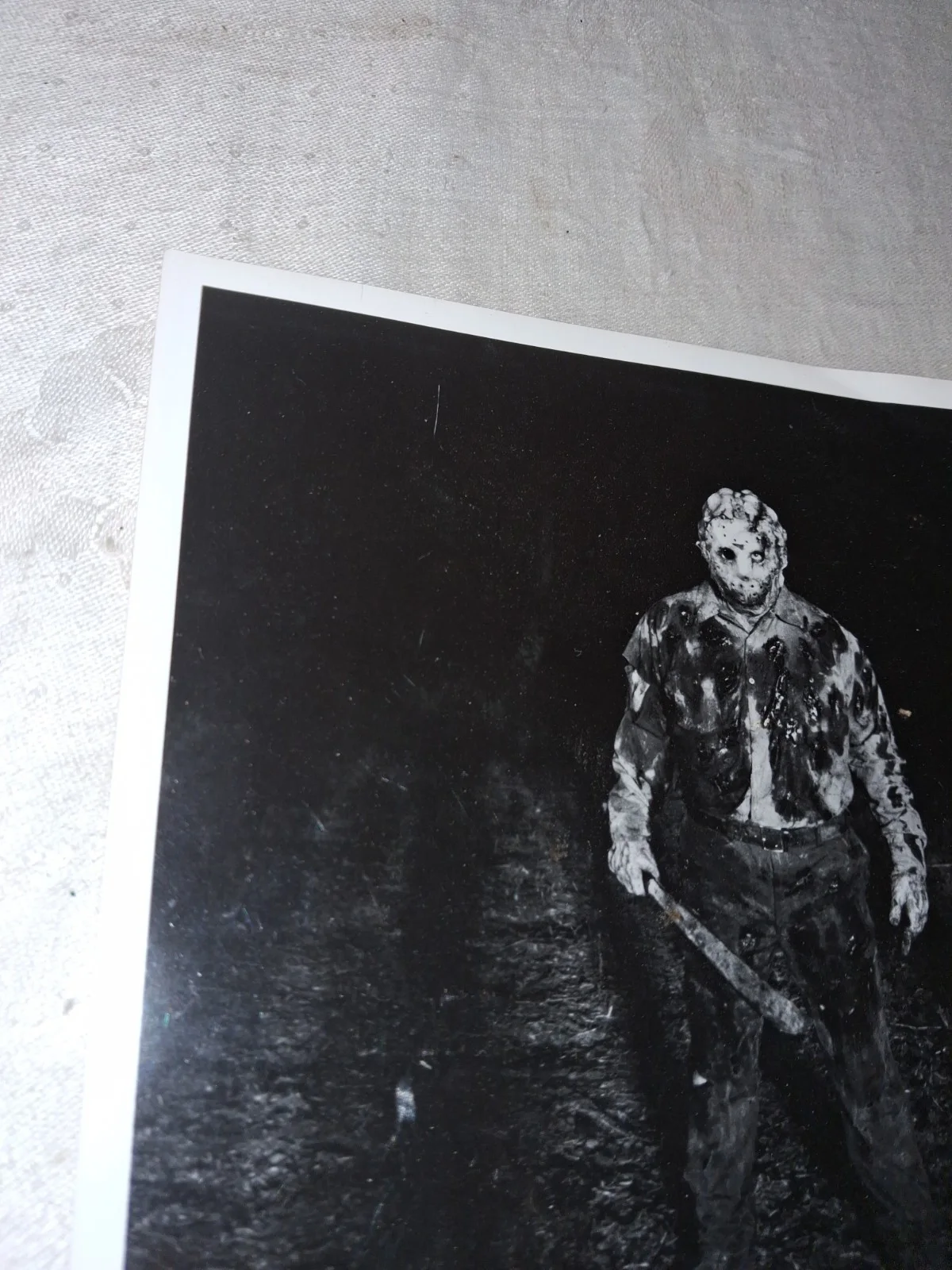 Kane Hodder — 1993 Jason Goes To Hell Kane Hodder Autographed Signed B&W Photo 8x10, изображение 4