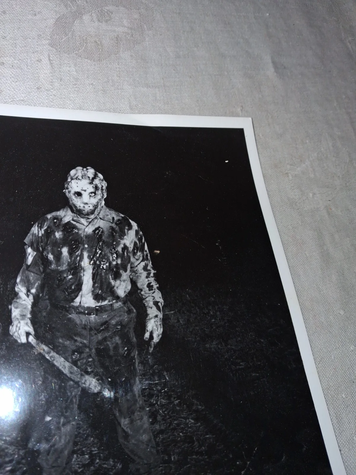 Kane Hodder — 1993 Jason Goes To Hell Kane Hodder Autographed Signed B&W Photo 8x10, изображение 5