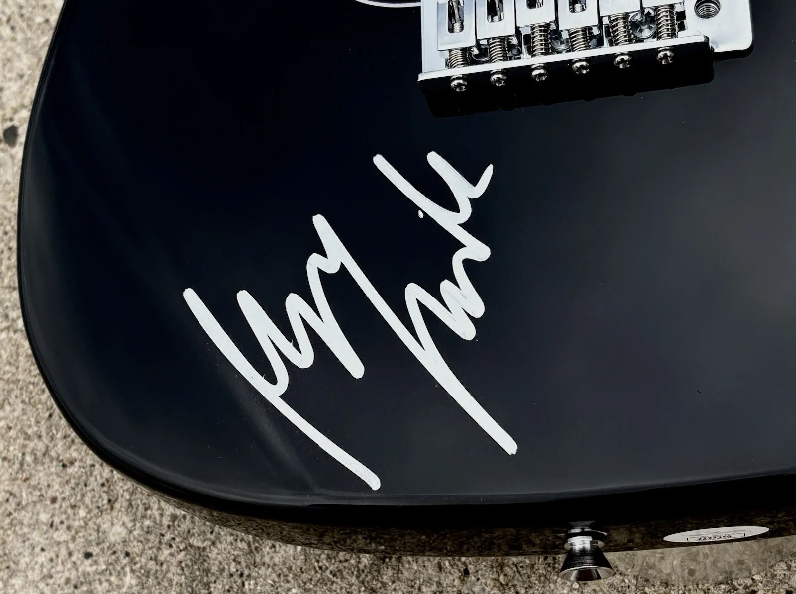 JAMES MARRIOTT SIGNED Guitar JSA AUTHENTICATION LETTER Car Lights, image 2
