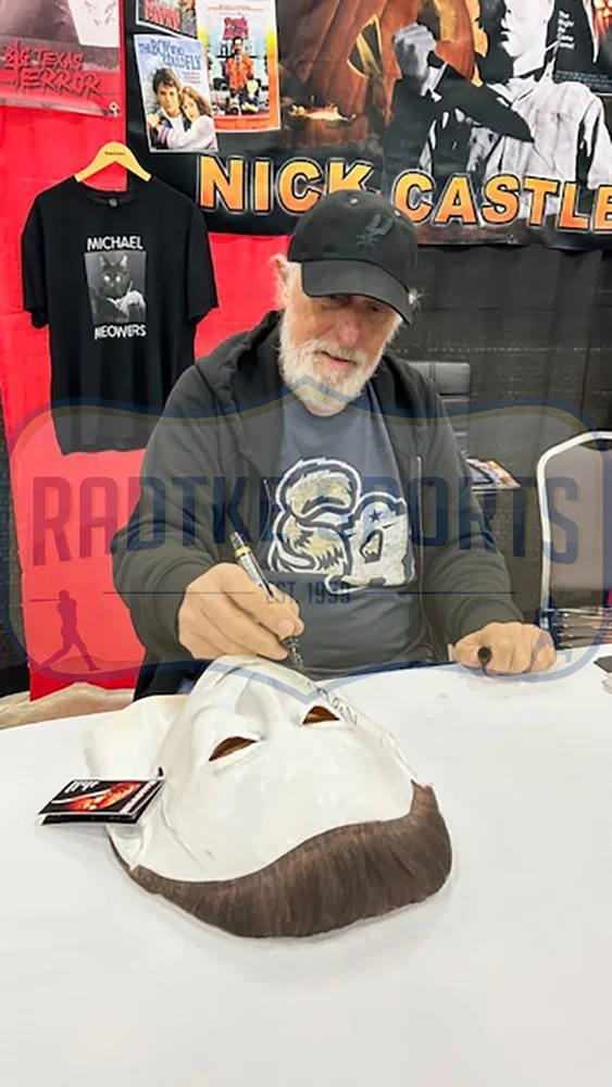 Nick Castle — Nick Castle Signed Halloween 18" Replica Kitchen Butcher Knife - The Shape Insc, image 2