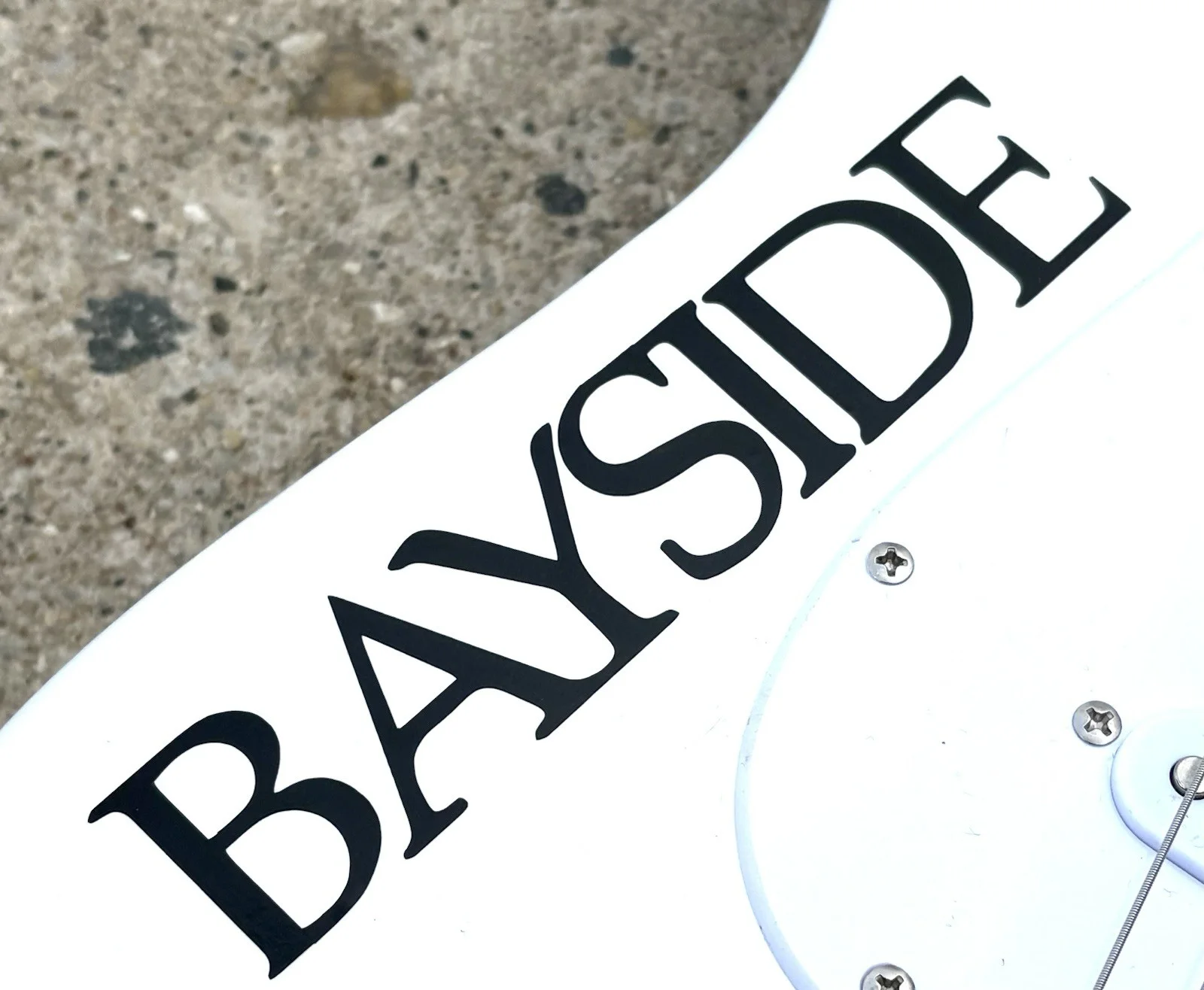 BAYSIDE Anthony Raneri SIGNED Guitar JSA AUTHENTICATION LETTER, image 3