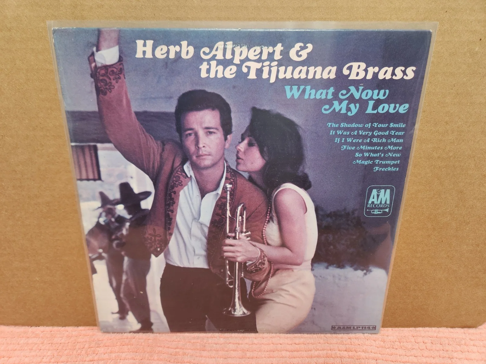 VTG Herb Alpert AUTOGRAPHED Vinyl Record "What Now My Love" SIGNED w/ COA, image 2