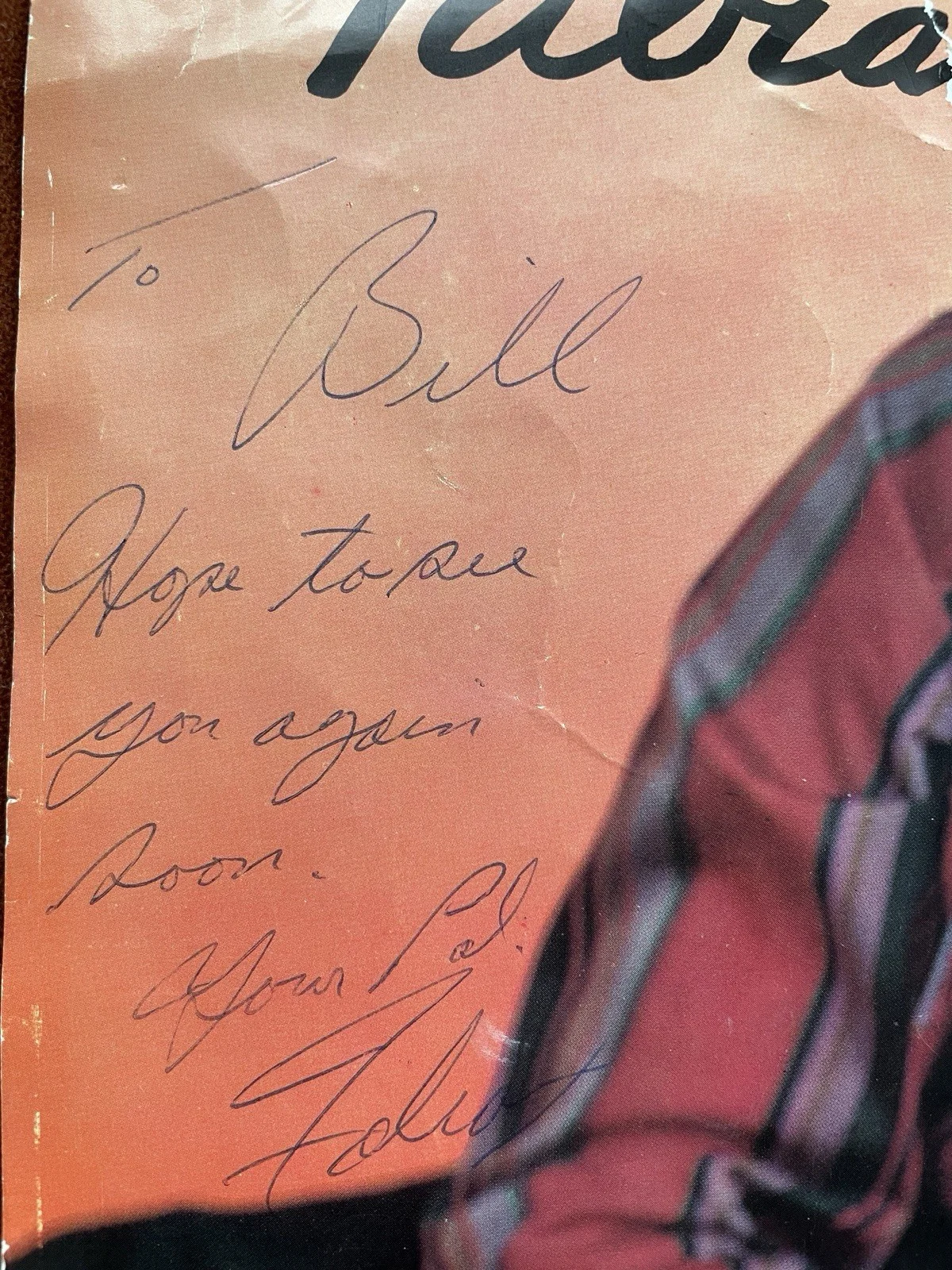 Fabian — Autographed Fabian Hold That Tiger Flat, image 2