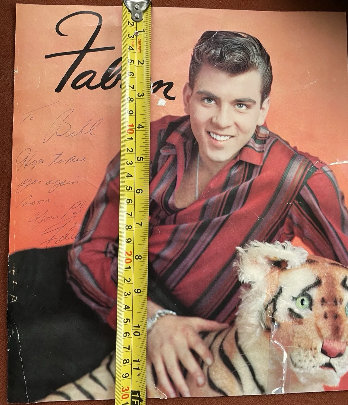 Fabian — Autographed Fabian Hold That Tiger Flat, image 4
