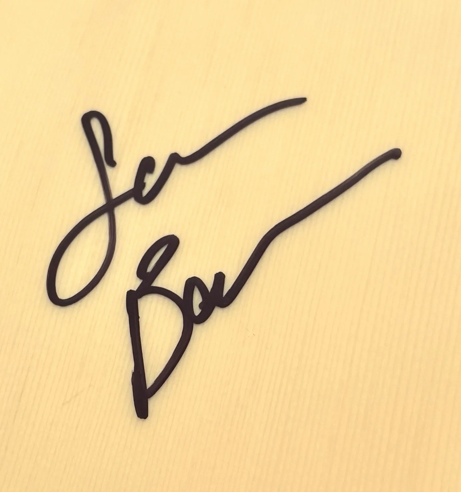 SAM BARBER SIGNED Acoustic Guitar JSA LETTER OF AUTHENTICITY Indigo, image 3