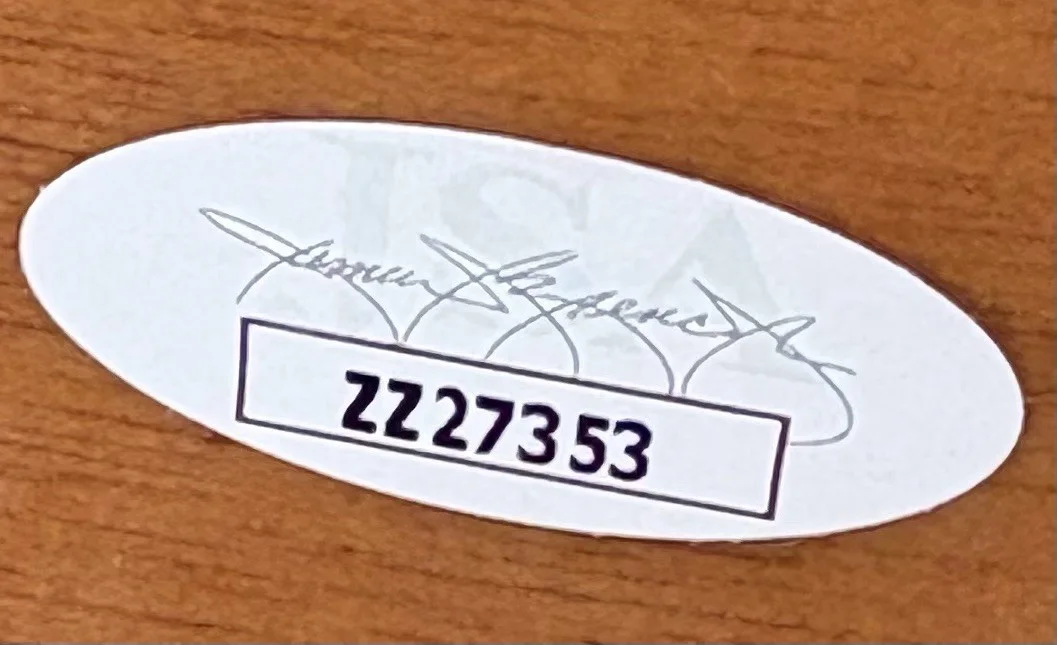SAM BARBER SIGNED Acoustic Guitar JSA LETTER OF AUTHENTICITY Indigo, image 4
