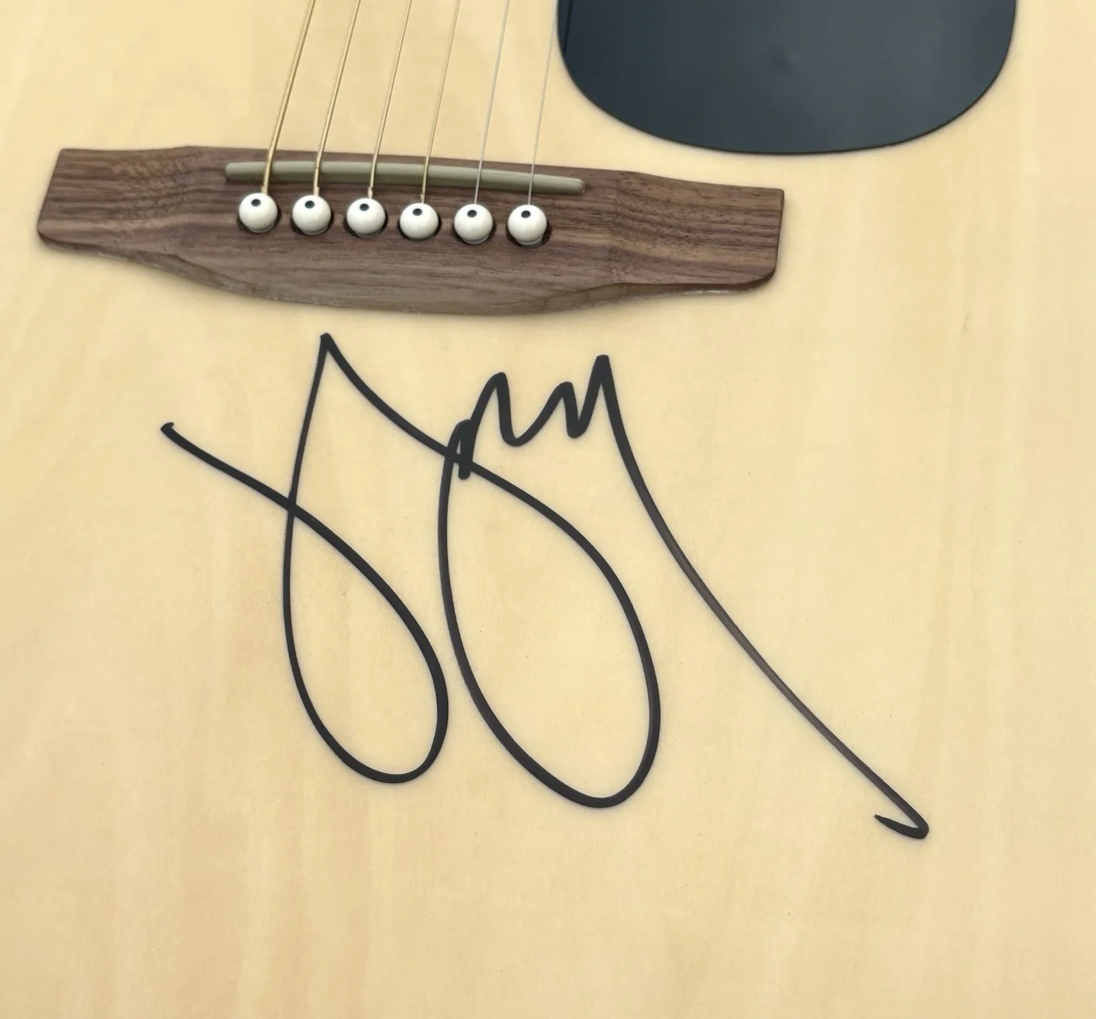 MY MORNING JACKET Jim James SIGNED Acoustic Guitar JSA LETTER OF AUTHENTICITY B, image 3