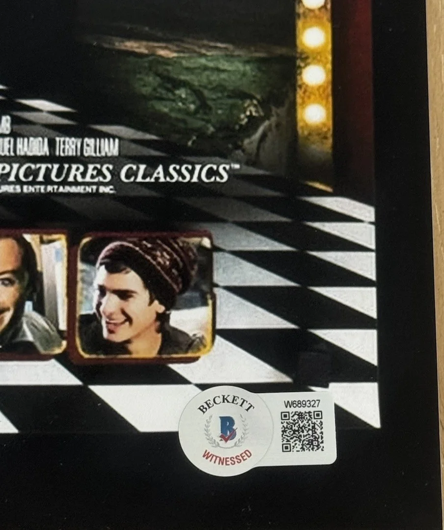 Andrew Garfield — ANDREW GARFIELD SIGNED THE IMAGINARIUM OF DOCTOR PARNASSUS 12X18 PHOTO BECKETT, изображение 2