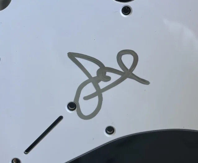 SZA Signed Guitar Pickguard, image 2