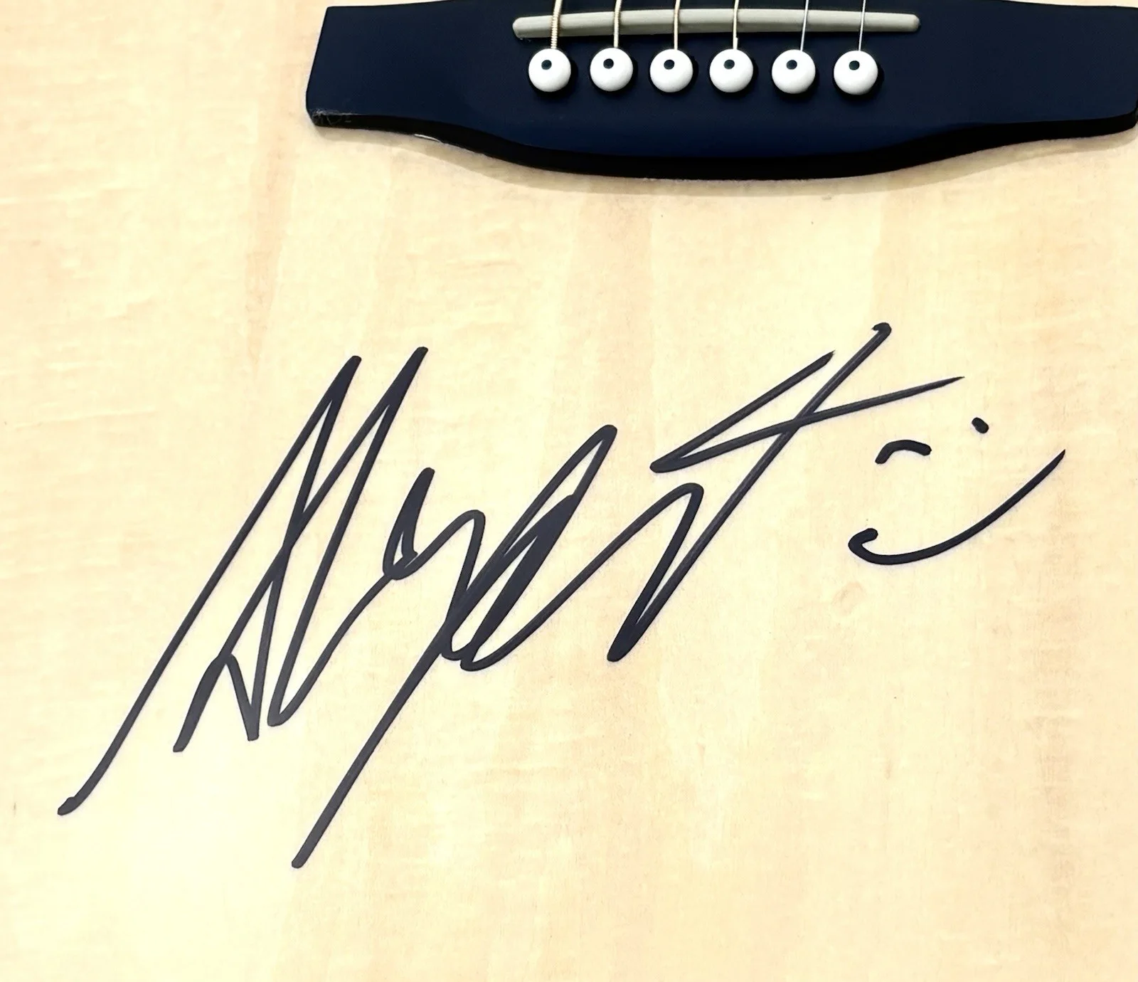 ALEX WARREN SIGNED Fender Acoustic Guitar JSA LETTER OF AUTHENTICITY Ordinary, image 3