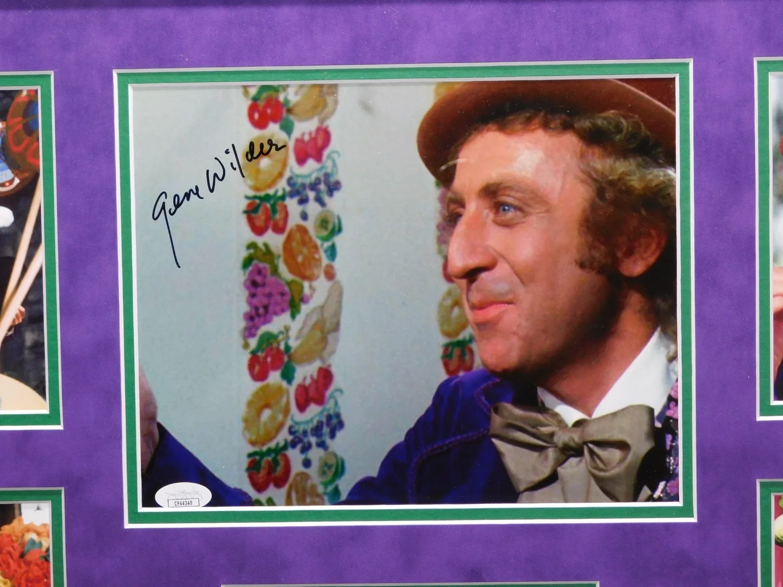 Gene Wilder — Gene Wilder Signed Autographed Framed 8x10 Photo Willy Wonka Golden JSA COA C, image 2