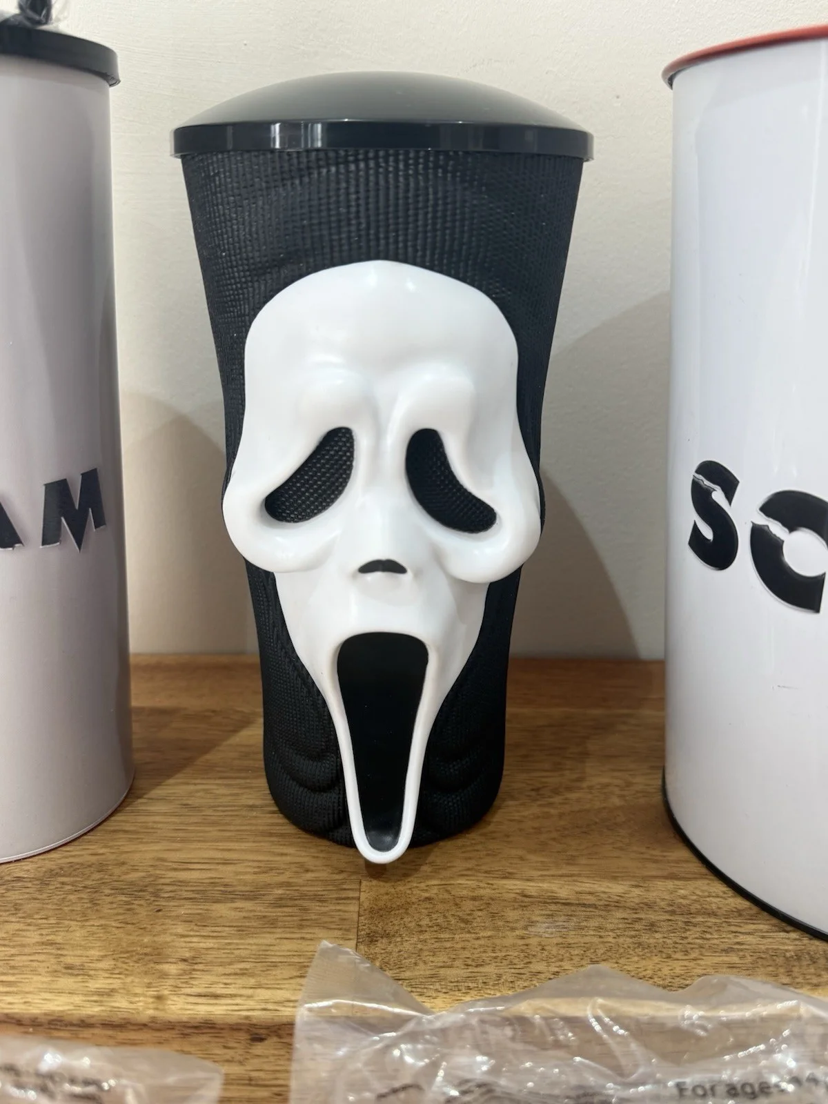 Scream 7 Ghostface Popcorn Bucket Head and Cup with Topper BRAND NEW *UK SELLER*, изображение 4