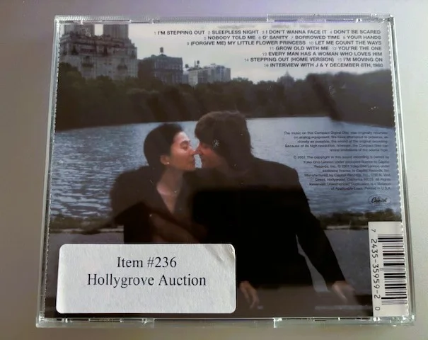 Yoko Ono Lennon SIGNED CD "Milk and Honey" John Lennon/Yoko Ono w/COA autograph, изображение 2