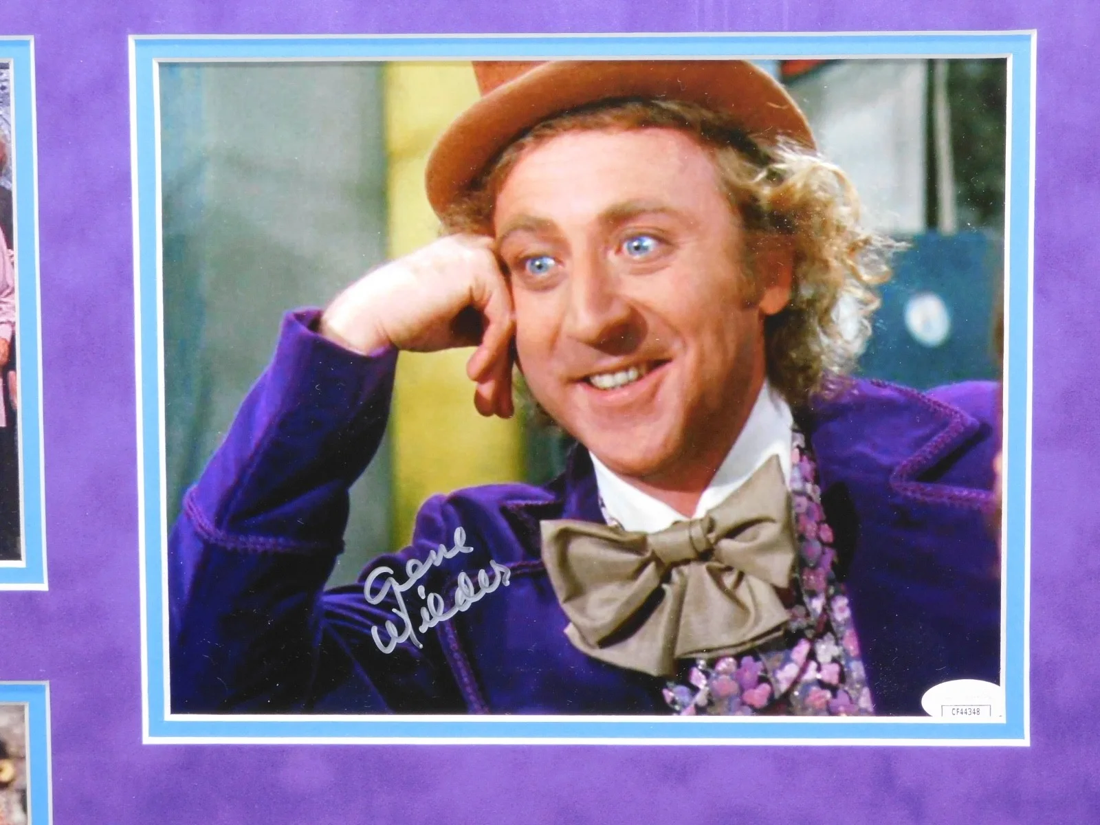 Gene Wilder — Gene Wilder Signed Autographed Framed 8x10 Photo Willy Wonka Golden JSA COA A, image 2