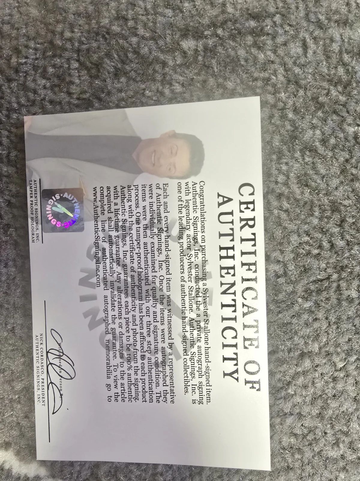 Creed II Multi-Signed Original Photograph Authentic Signings Autographed, image 2