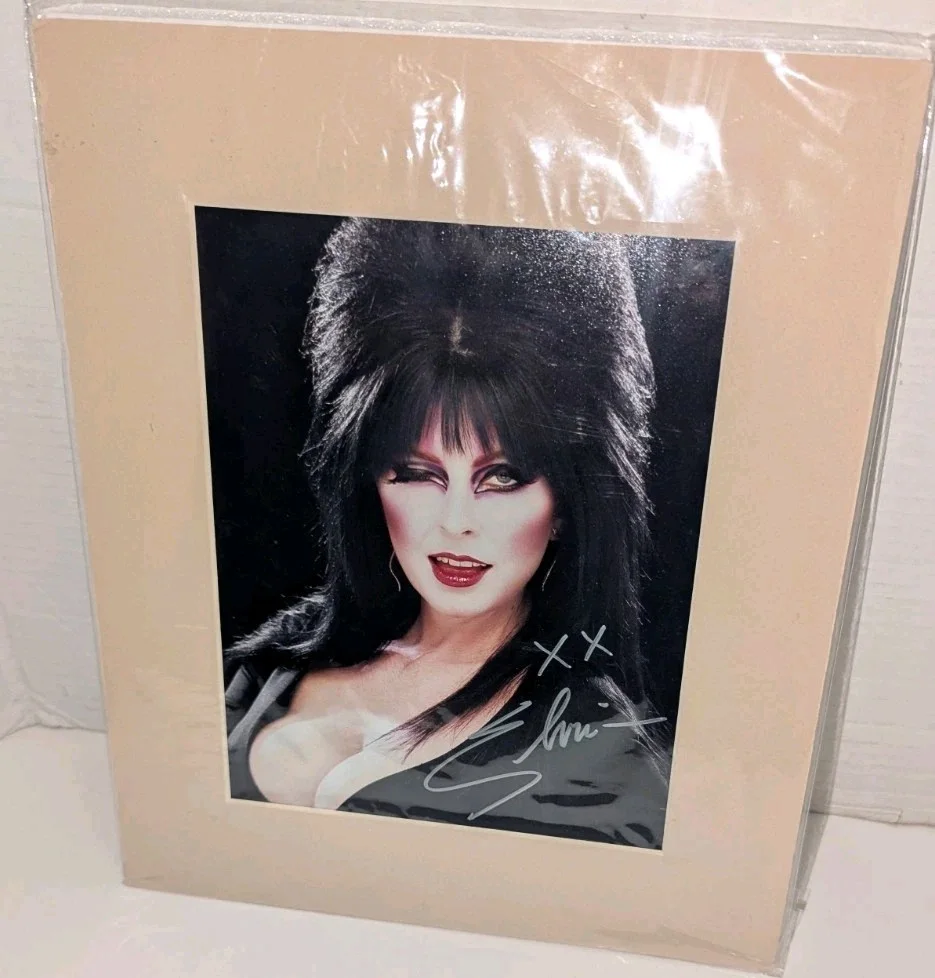 Elvira Signed 11x13 Photo Mistress of the Dark Authentic Autographed COA, изображение 2