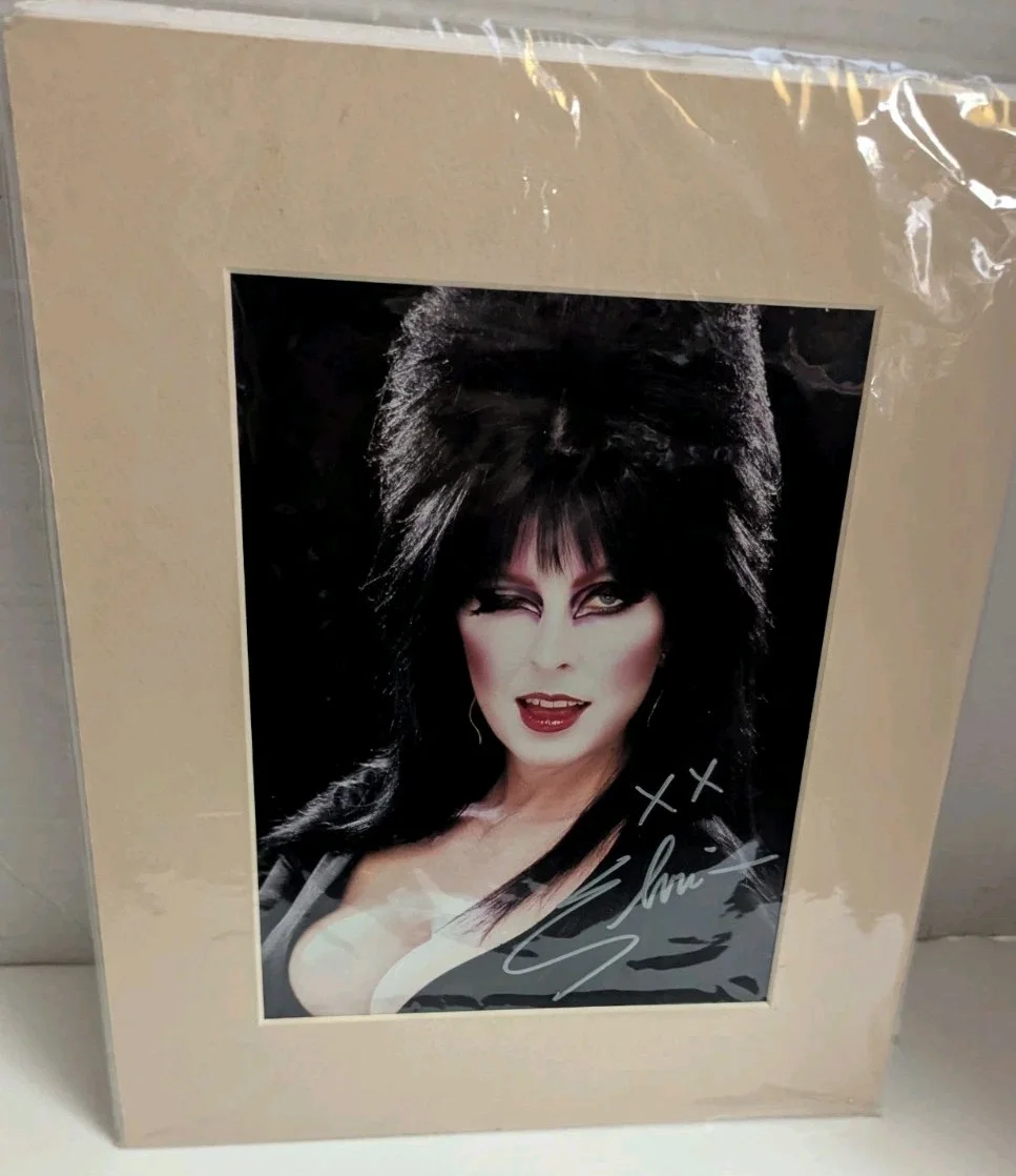 Elvira Signed 11x13 Photo Mistress of the Dark Authentic Autographed COA, изображение 3