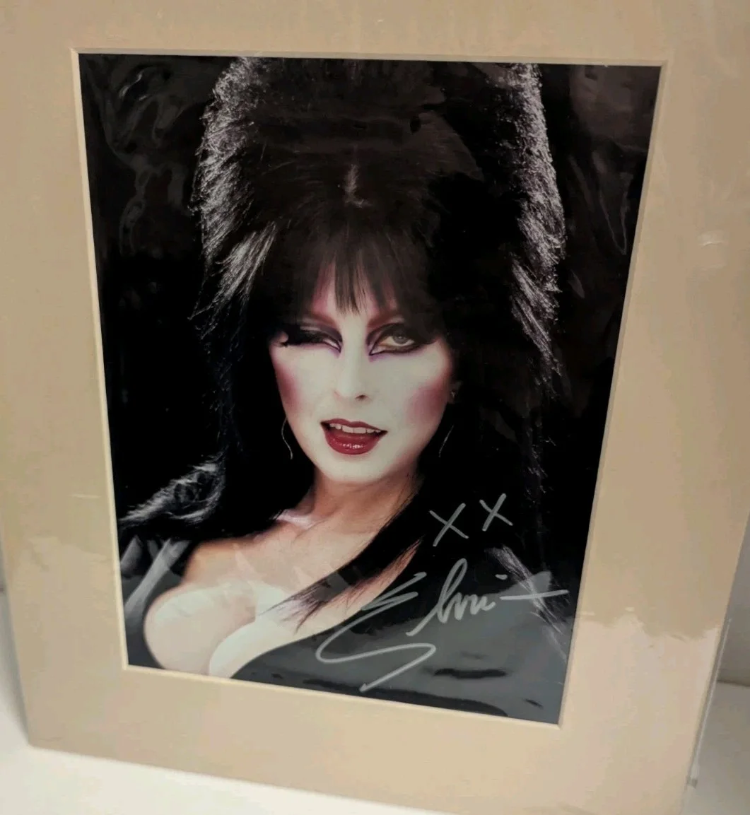Elvira Signed 11x13 Photo Mistress of the Dark Authentic Autographed COA, изображение 4