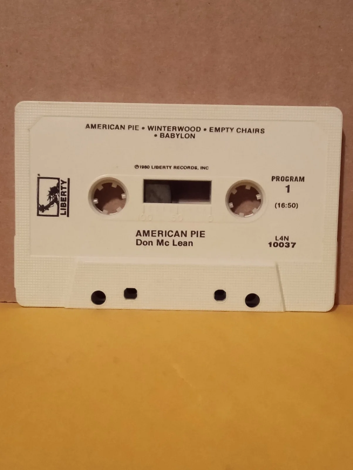 Don McLean Signed "American Pie" Cassette Tape JSA COA Auto. Rare Grail VTG., изображение 3