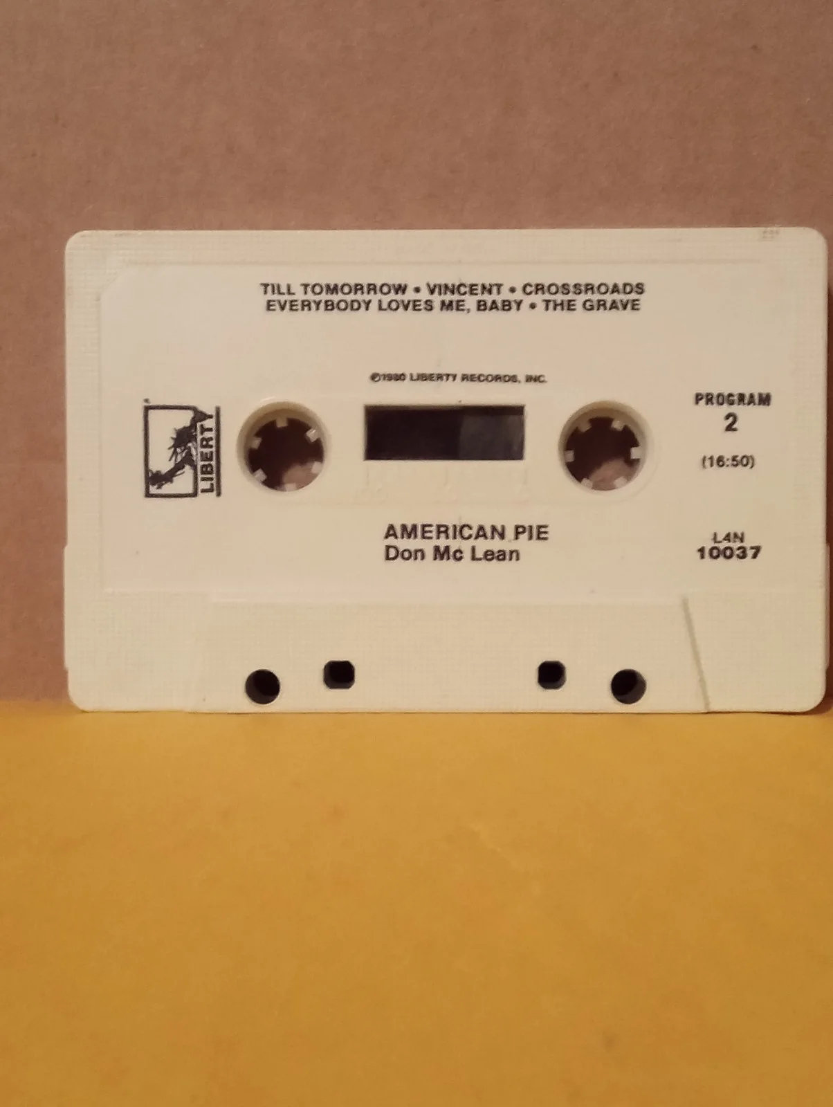 Don McLean Signed "American Pie" Cassette Tape JSA COA Auto. Rare Grail VTG., изображение 4