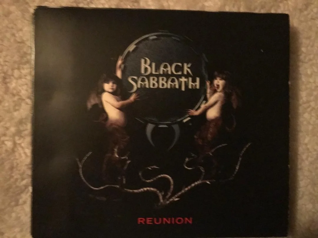 BLACK SABBATH FULLY SIGNED REUNION CD X4 NICE SILVER SIGS GUARANTEED AUTHENTIC!!, image 2