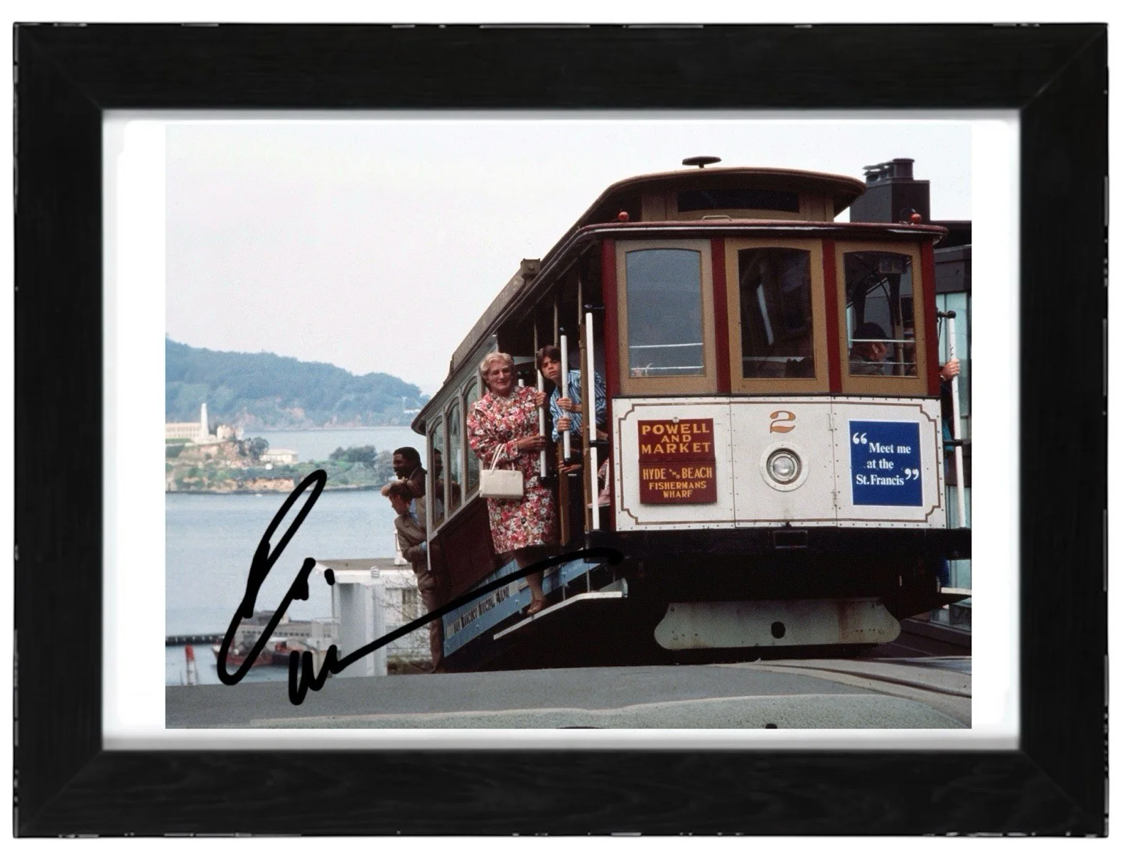 Robin William Signed autograph PHOTO Pre Print 6x4/A4/ Framed, image 2
