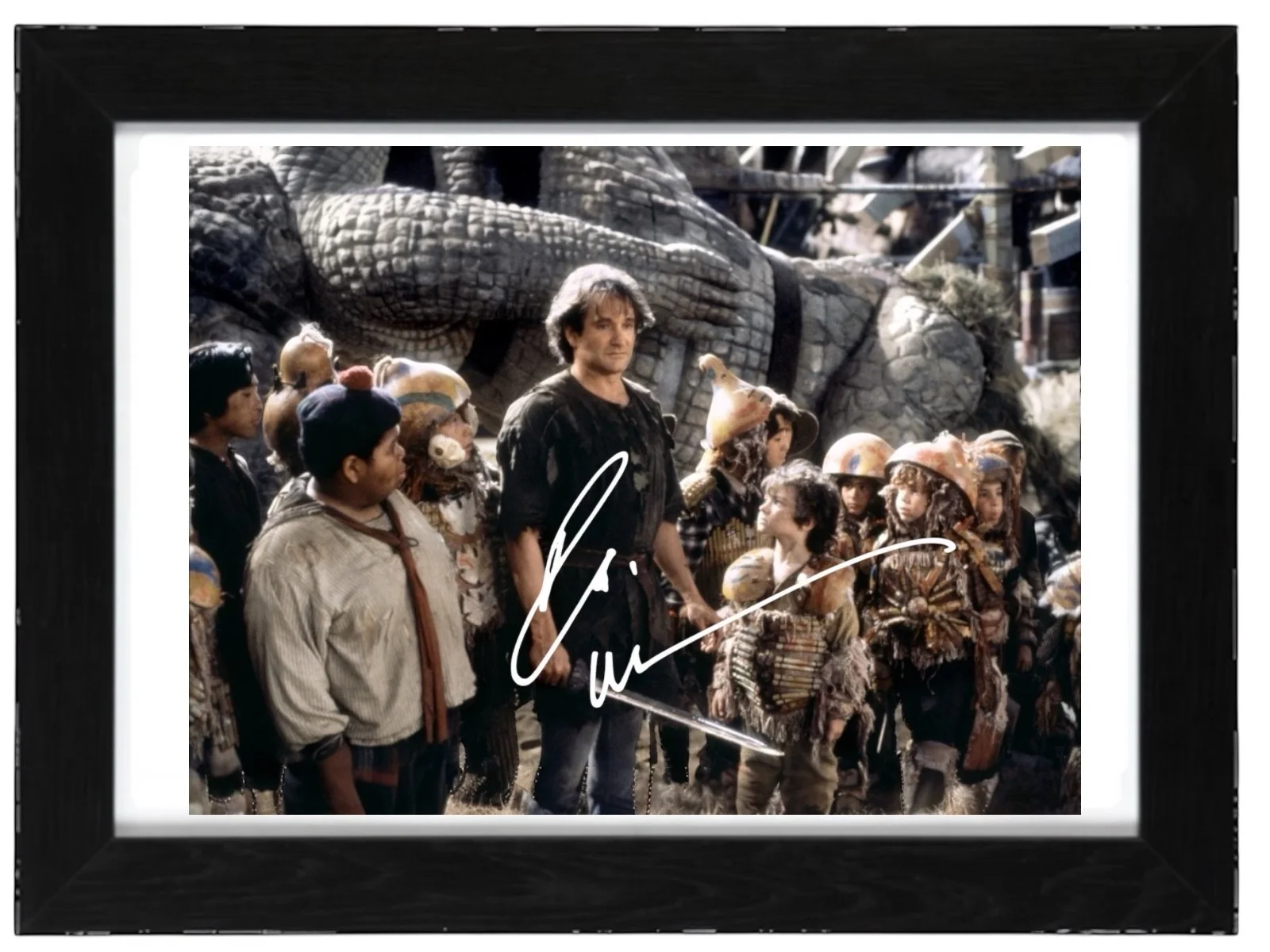 Robin William Signed autograph PHOTO Pre Print 6x4/A4/ Framed, image 3