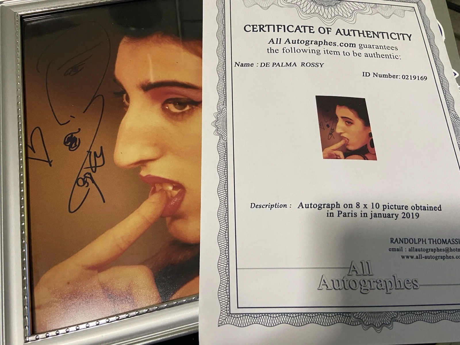 Rossy De Palma Autograph With Certificate, image 2
