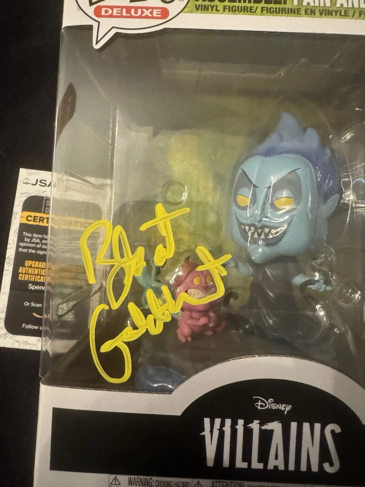 Bobcat Goldthwait — Bobcat Goldthwait SIGNED AUTOGRAPHED Villains Hades Pain Panic Funko 1203 JSA, изображение 2