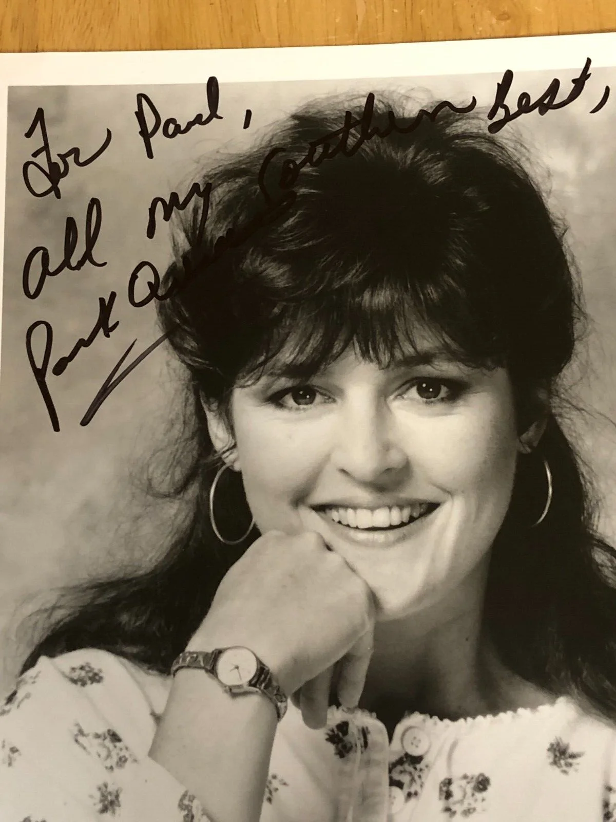 Park Overall — Park Overall "Empty Nest" Actress - Hand Signed Autographed Photo - Biloxi Blues, image 2
