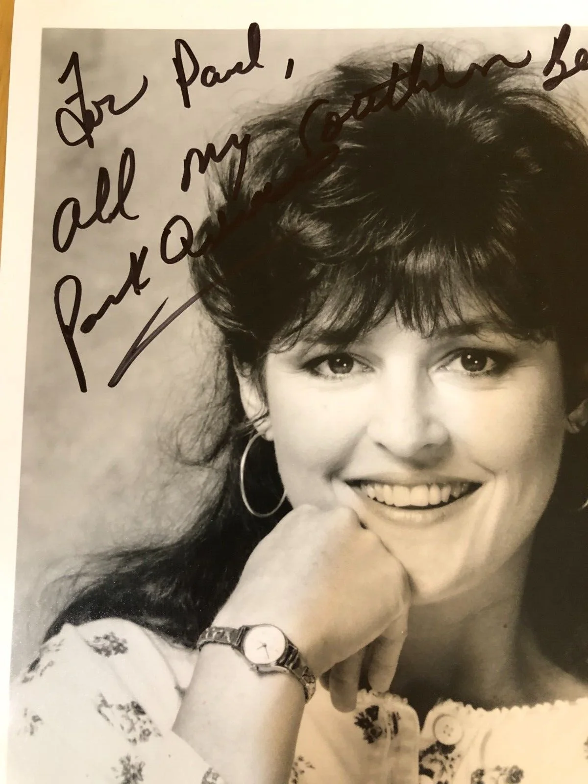Park Overall — Park Overall "Empty Nest" Actress - Hand Signed Autographed Photo - Biloxi Blues, image 3