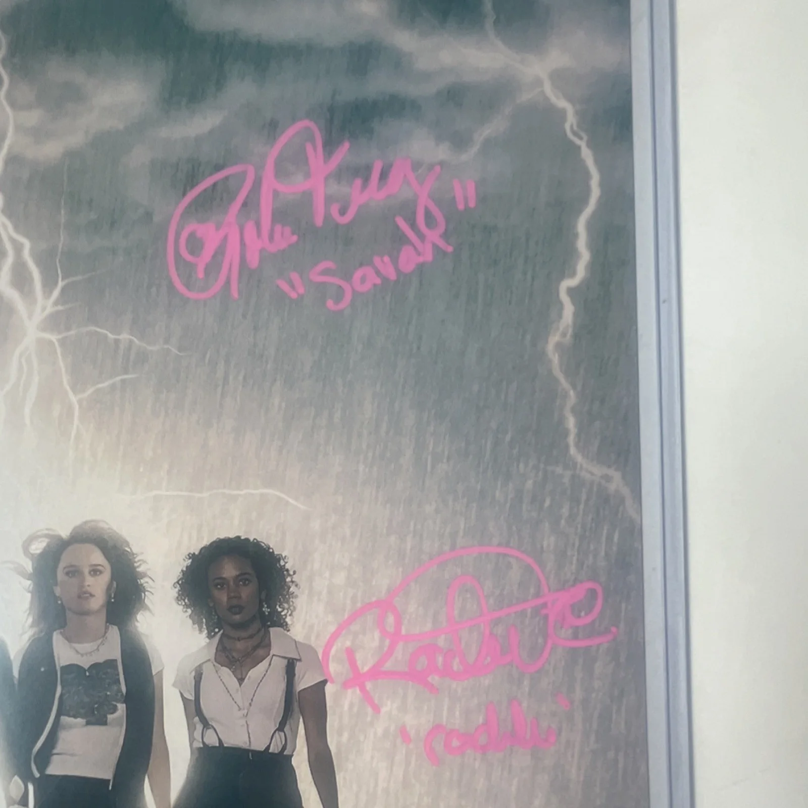 Nancy, Bonnie, Sarah, Rochelle, Chris — The Craft Original Autographed Movie Poster Beckett Authenticated Cast Signed, image 4