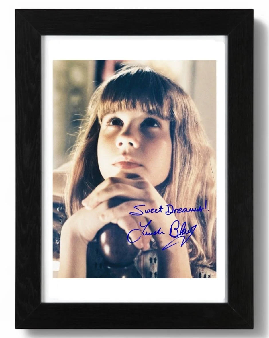 Linda Blair Signed autograph PHOTO Pre Print 6x4/A4/ Framed, изображение 3